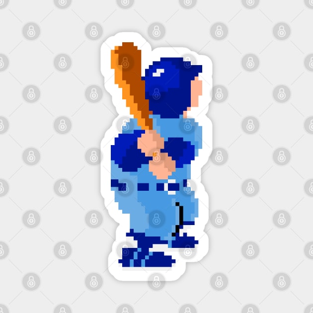 RBI Baseball Batter 16-Bit - Kansas City Magnet by The Pixel League
