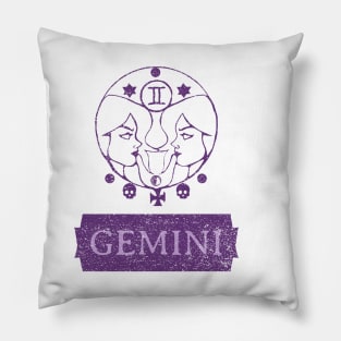 gemini zodiac sign test Pillow