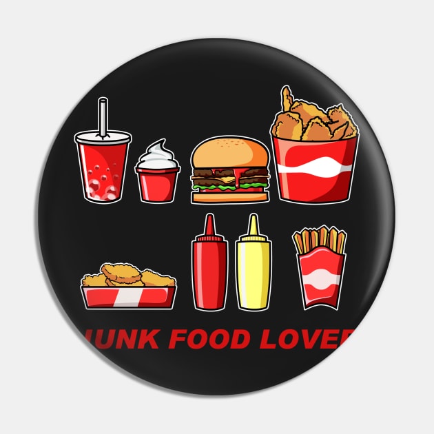 Junk Food Lover Pin by wtama