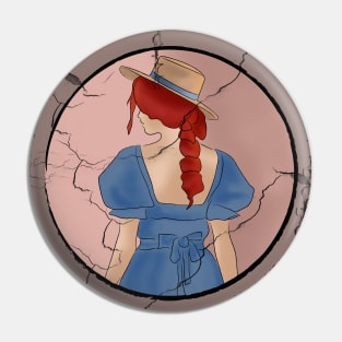 Vintage Storybook Girl - A Tale of Wonder Pin