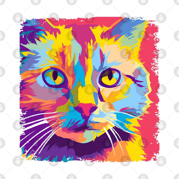 Javanese Cat Pop Art - Cat Lover Gift by PawPopArt