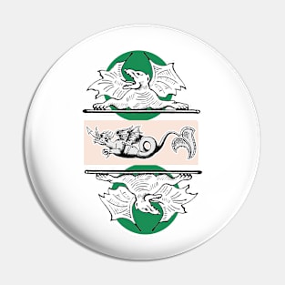 Dragon myth and symbol Pin