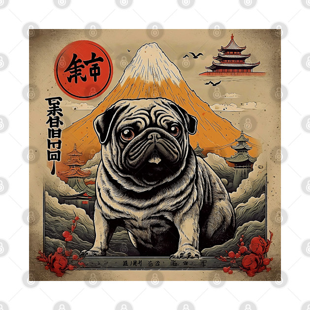 Genesis Streetwear - Nippon Pug by retromegahero