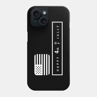 happy-4th-of-jully (white writting) Phone Case