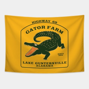 Highway 69 Lake Guntersville Gator Farm Tapestry