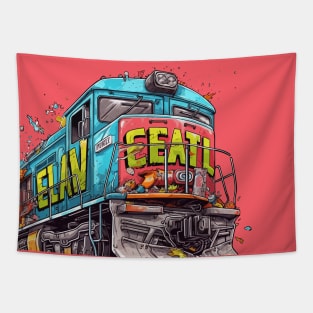 Train Tapestry