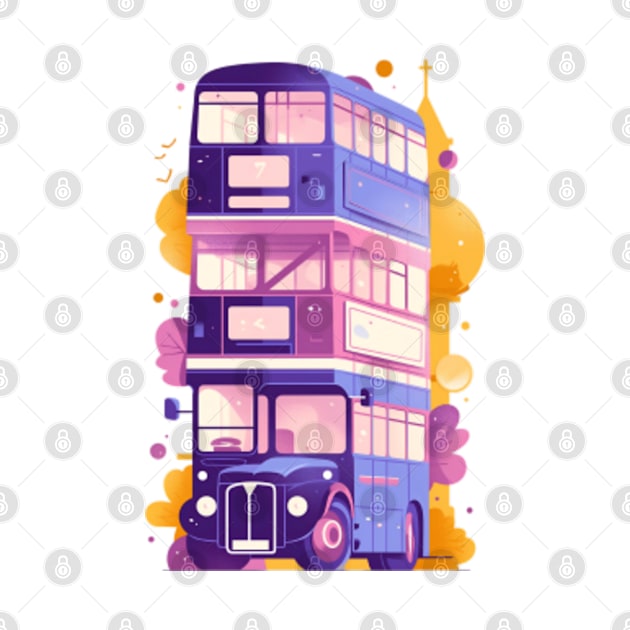 Triple Decker Magical Bus - Fantasy by Fenay-Designs