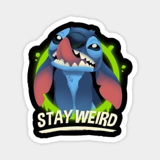 Stay Weird - Stitch Magnet