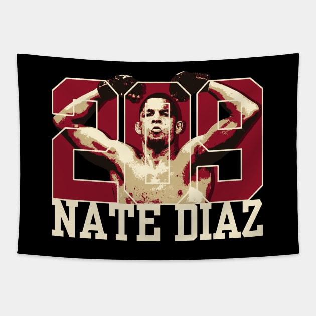 209 Nate Diaz Tapestry by mia_me