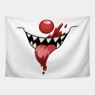 Bloody Clown (Carnie) Mouth Tapestry