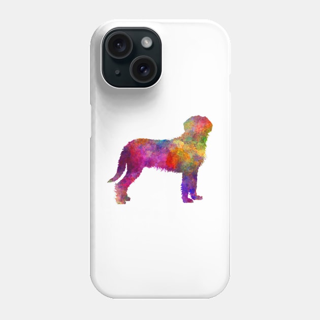 Styrian Coarsehaired Hound in watercolor Phone Case by PaulrommerArt