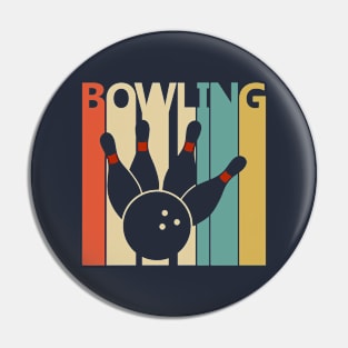 Vintage Bowling Player Gift Pin