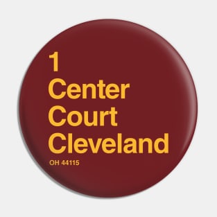 Cleveland Cavaliers Basketball Arena Pin