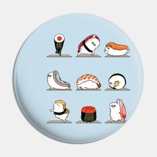 Sushi Yoga Pin