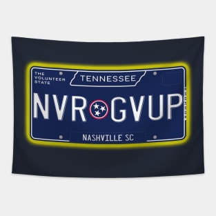 TN License Plate - NVR GVUP - Nashville SC Tapestry