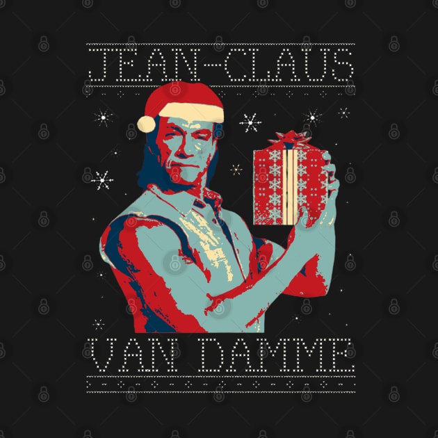 Jean Claus Van Damme Christmas Knit by Angel arts