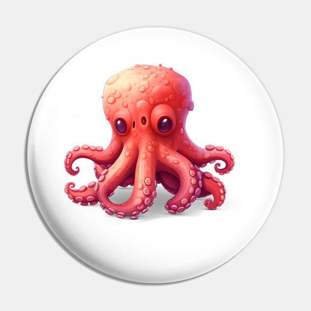 Cute baby octopus Pin by ElusiveArt