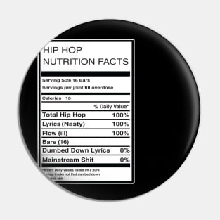 Hip Hop Nutrition Pin