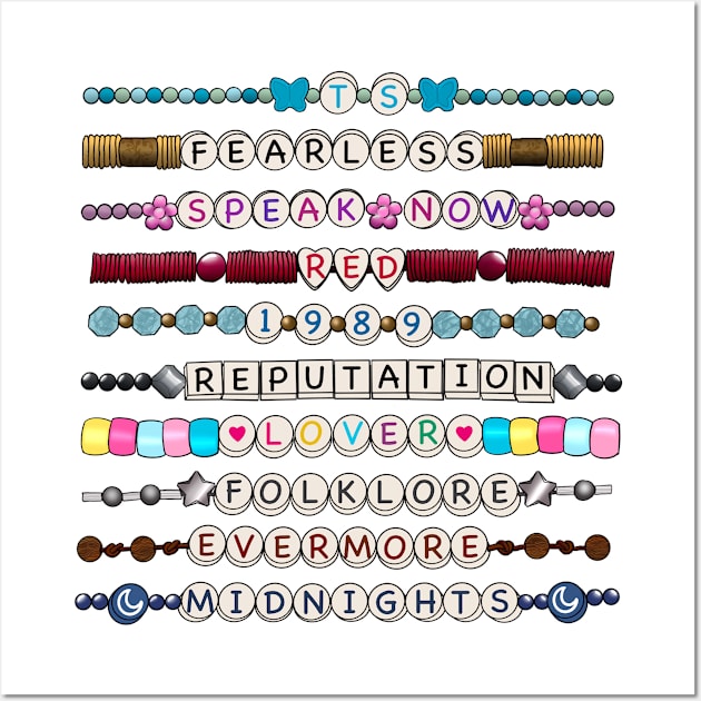 Taylor Swift Friendship Bracelet, Speak Now, Midnights