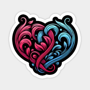 Two Hearts Magnet