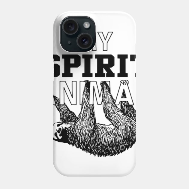 Awesome My Spirit Animal Sloth animal Phone Case by peskybeater