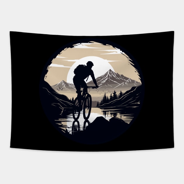 Ride and hike Tapestry by Wild man 2