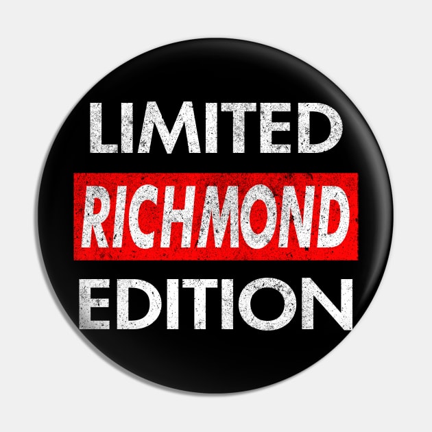 Richmond Pin by Ban Guns Not Books- Typography fullcolor