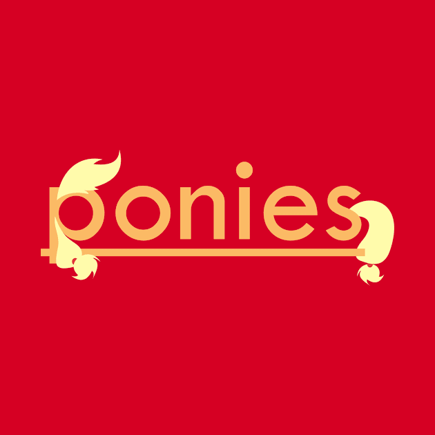 Ponies Typography - Applejack by Hyper Dash