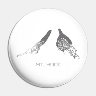 Mt Hood Resorts 3D Pin