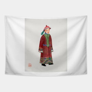 Art chinese man Tapestry