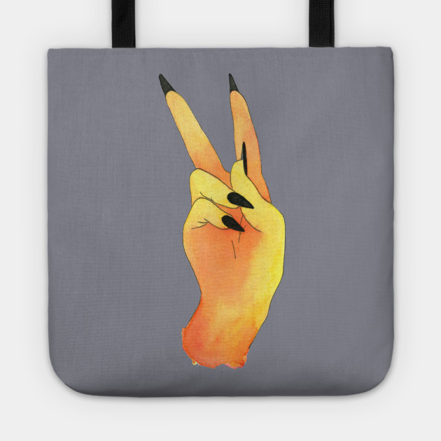 Watercolor Peace Sign Peace Sign Tote Teepublic Au