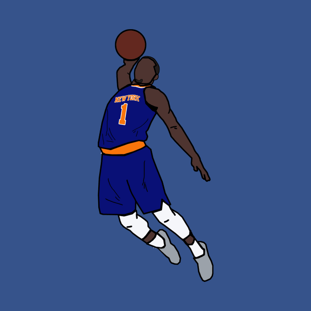 Dennis Smith Jr Dunk - New York Knicks by xavierjfong