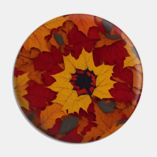 A kaleidoscope of vibrant autumn leaves Pin