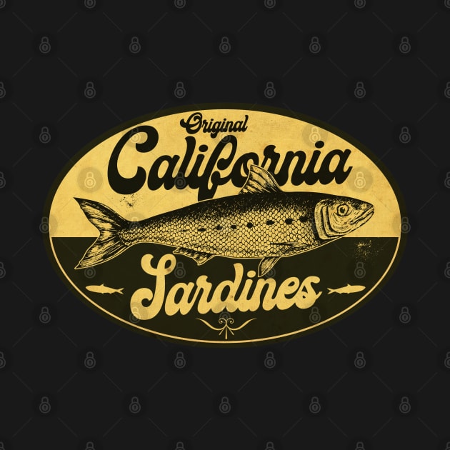 Vintage California Sardines by CTShirts