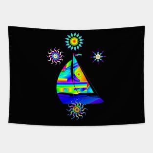 Sailing Boat Tapestry