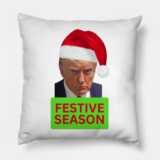 Donald Trump Christmas Pillow