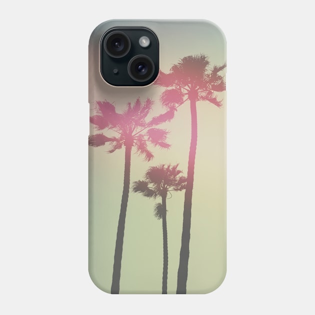 Californian Palm Trees Phone Case by hraunphoto