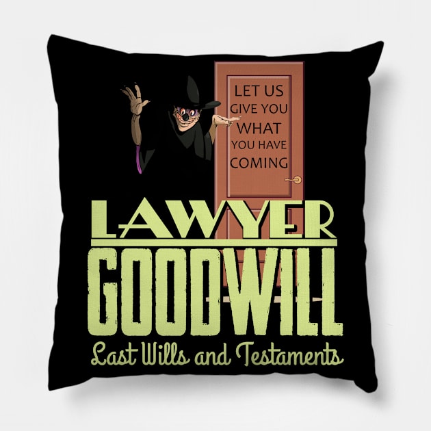 Lawyer Goodwill Pillow by woodsman