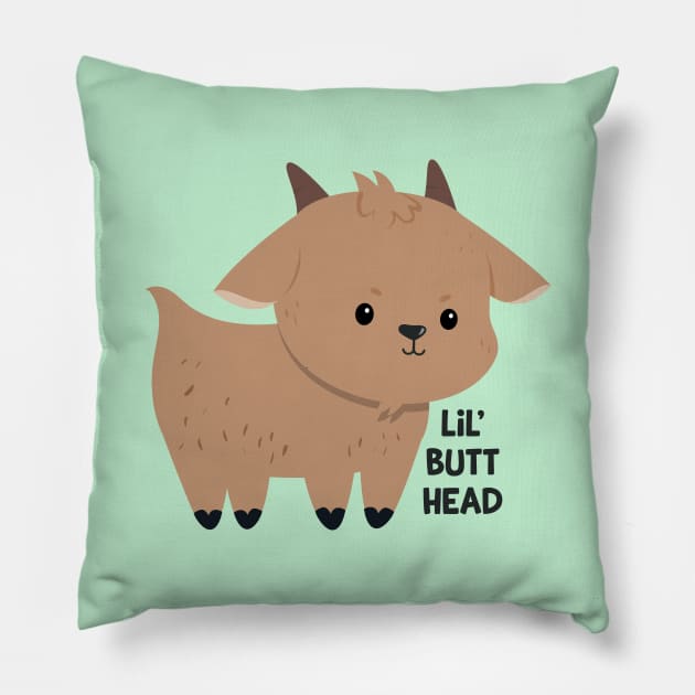 Lil' Butthead Pillow by FunUsualSuspects