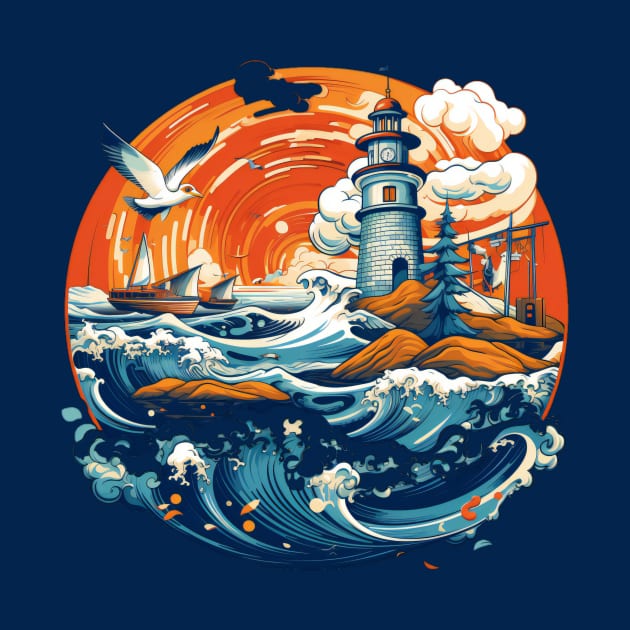 A Lighthouse by Mistywisp