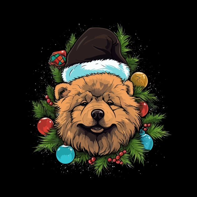 Chow Chow Christmas by JH Mart