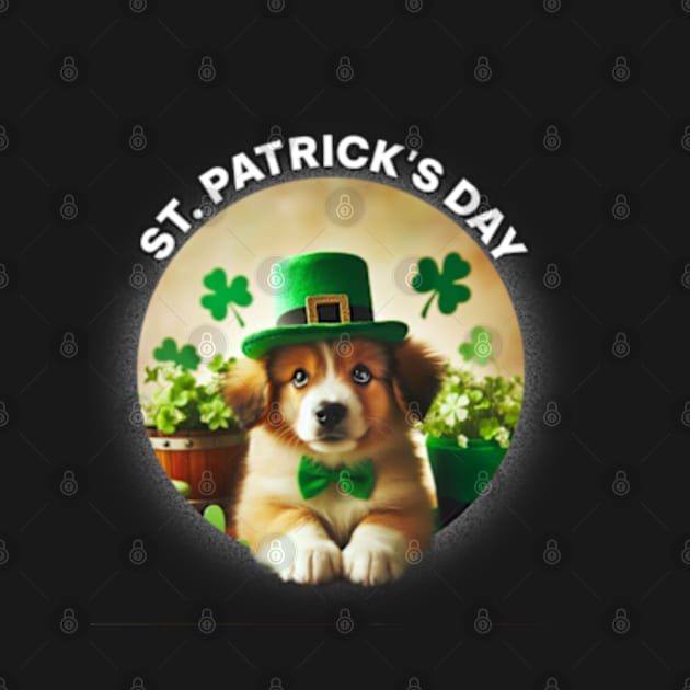 St Patricks Day Cute dog 2 by yphien