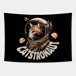 Catstronaut Cute Cat Astronaut Tapestry