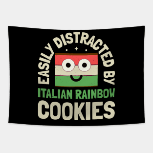 Easily Distracted By - Italian Rainbow Cookie Tapestry