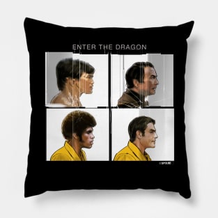 Enter The Dragon Cracked Pillow