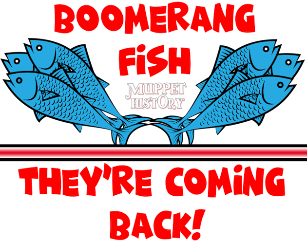 Boomerang Fish! Kids T-Shirt by Muppet History