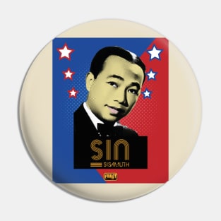 Khmer Pop Star Sin Sisamuth Pin