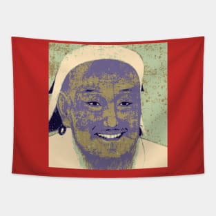 Smiling Khan 22 Tapestry