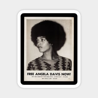 Free Angela Davis Magnet