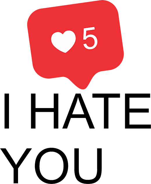 I HATE YOU 5 Kids T-Shirt by denufaw